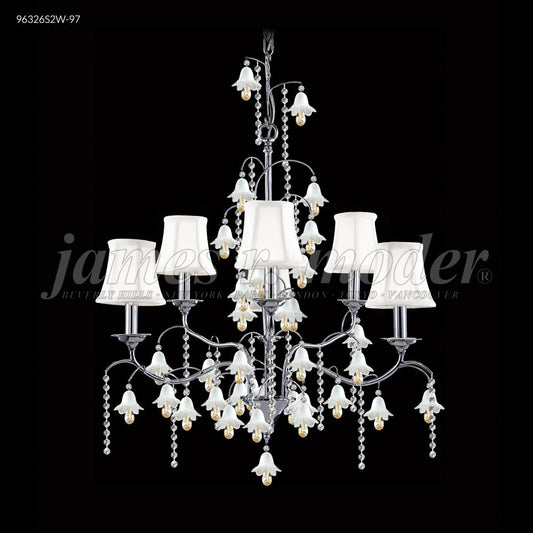 Murano Collection 6 Arm Chandelier 96326AG22E-97 - Bright Light Chandeliers