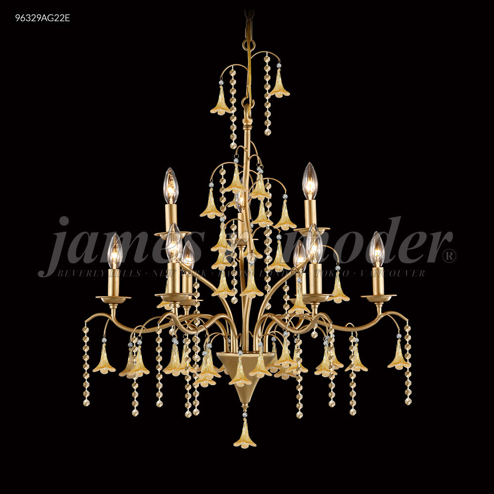 Murano Collection 9 Arm Chandelier 96329S22E - Bright Light Chandeliers