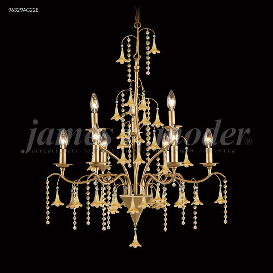 Murano Collection 9 Arm Chandelier 96329S22E-97 - Bright Light Chandeliers