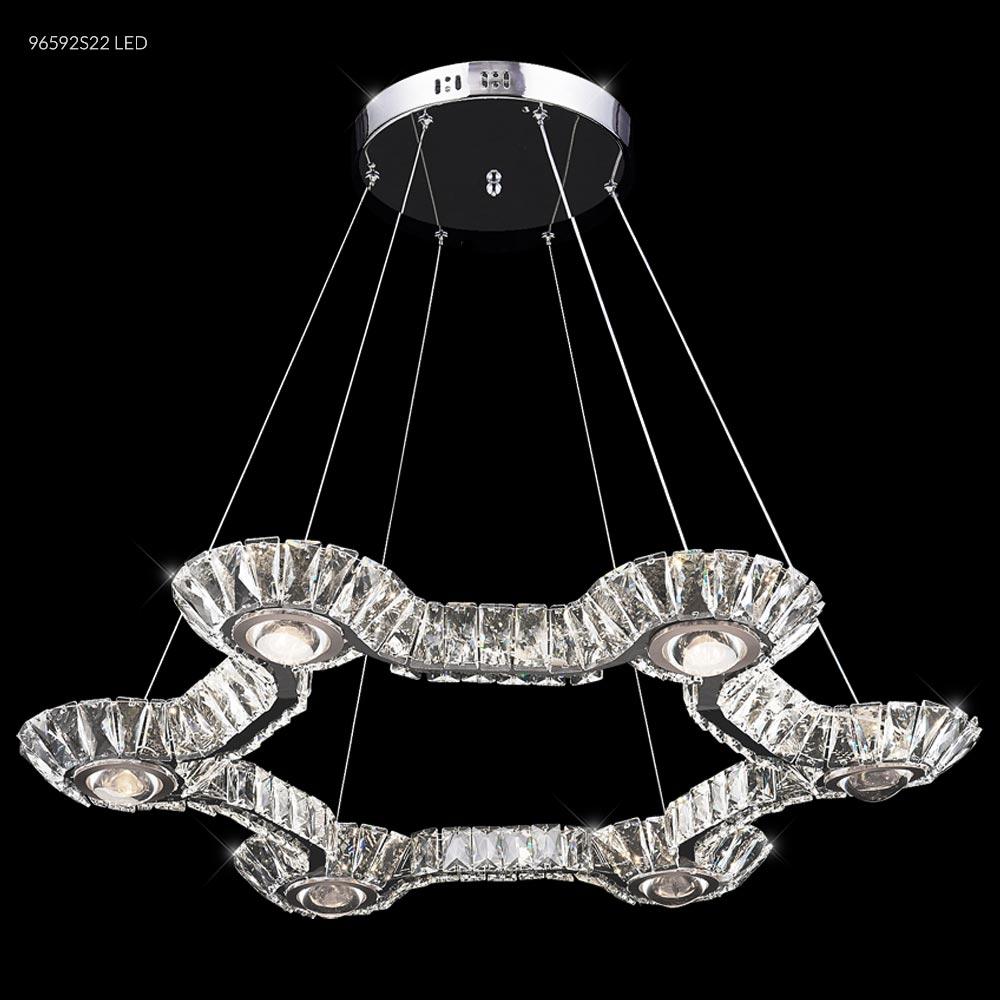 LED Galaxy Crystal Chandelier, 96592S22LED - Bright Light Chandeliers