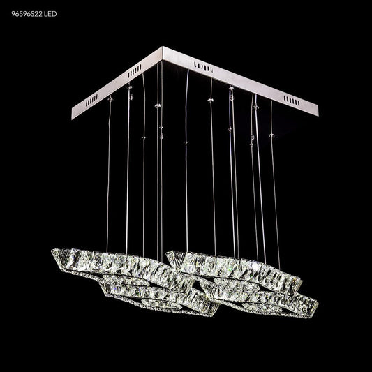 LED Galaxy Crystal Chandelier, 96596S22LED - Bright Light Chandeliers