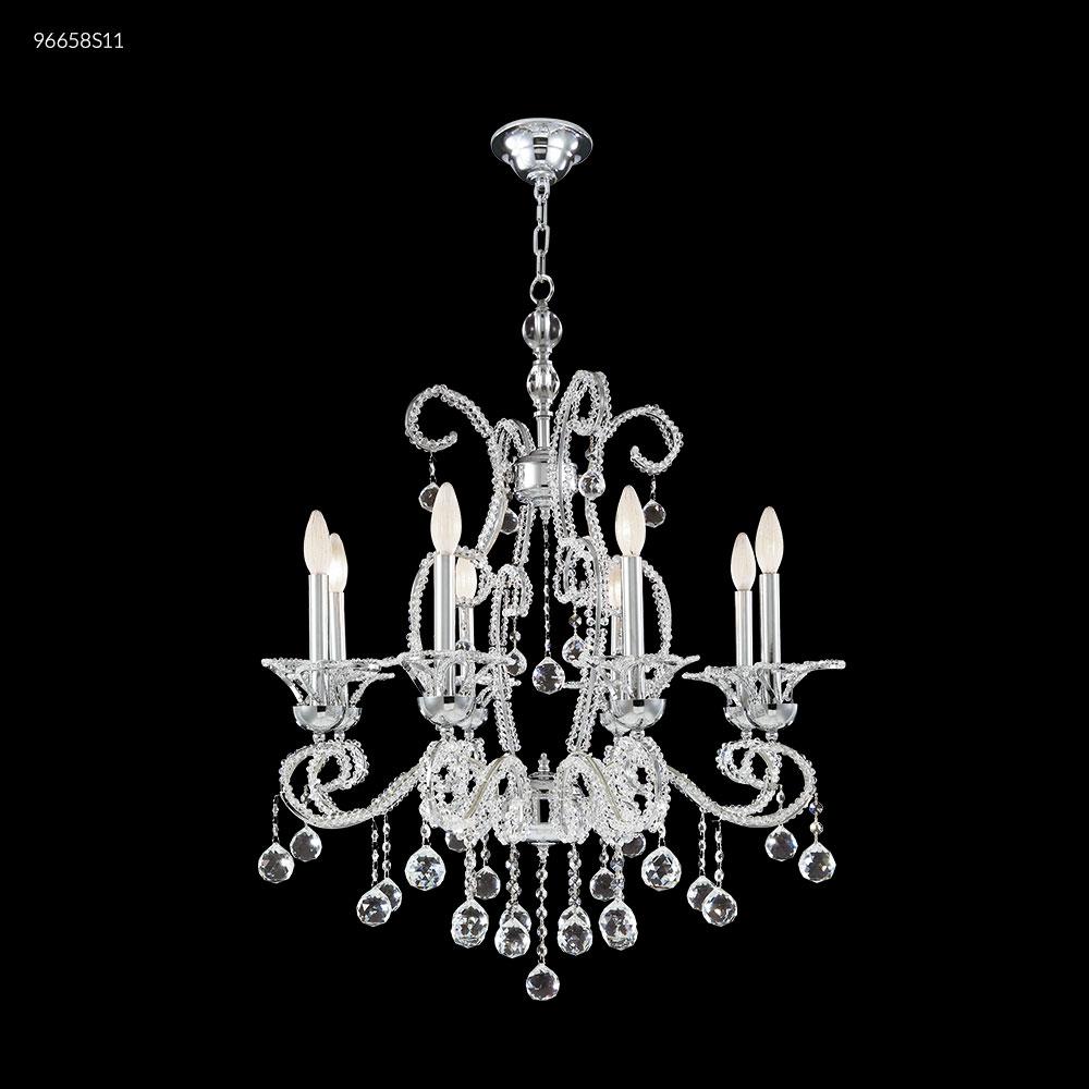 Crystal Bead 8 Arm Chandelier, 96658S00 - Bright Light Chandeliers