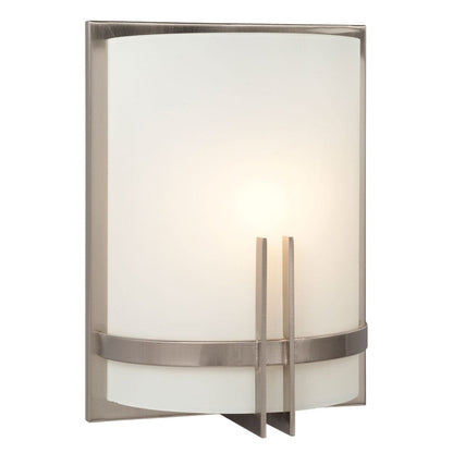 Corbett LED Wall Sconce with Frosted White Glass L211690BN012A1 Galaxy Lighting - Bright Light Chandeliers