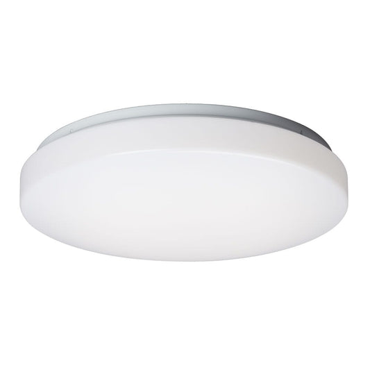 120V LED Flush Mount Ceiling Light or Wall Mount Fixture - in White finish with White Acrylic Lens (Dimmable, 3000K) L622440WH025A1D Galaxy Lighting - Bright Light Chandeliers