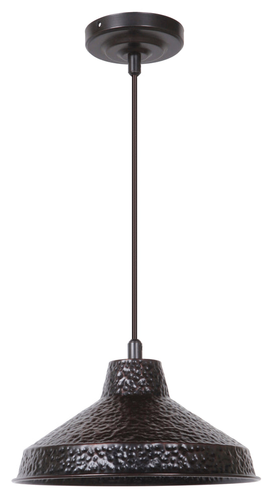 1 Light Pendant w/Metal Shade P520 - Bright Light Chandeliers