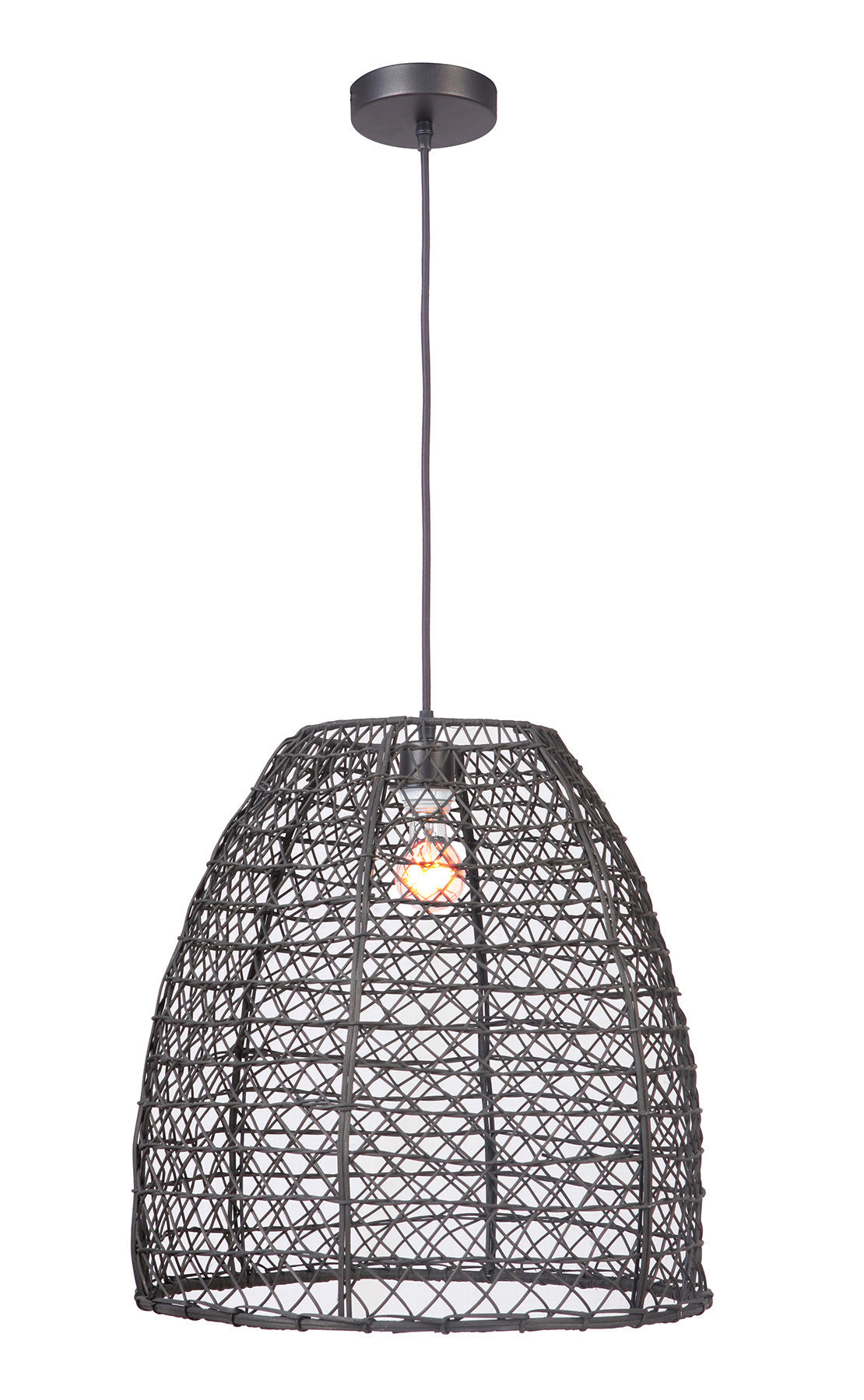 1 Light Woven Pendant P920 - Bright Light Chandeliers