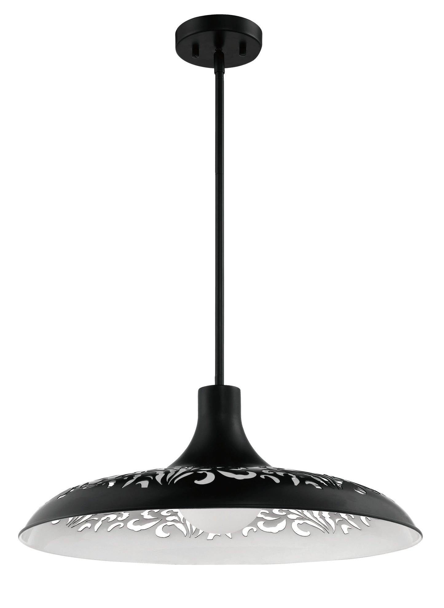 1 Light Pendant w/Rod P965 - Bright Light Chandeliers