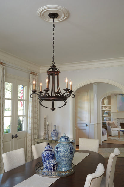 6 Light Chandelier 38726 - Bright Light Chandeliers